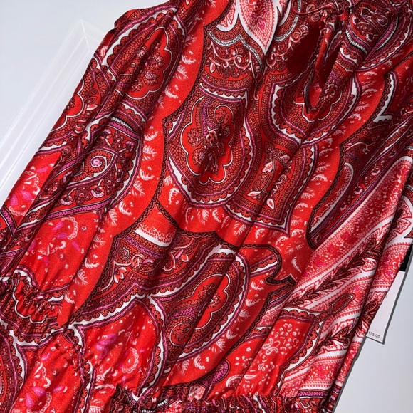 Ralph Lauren NWTs Red Paisley Maxi Dress. 👗 ❤️ - Picture 6 of 9